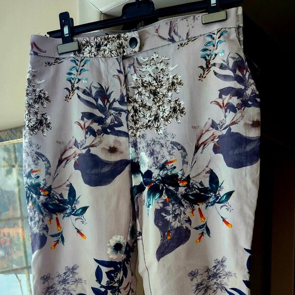 Airy summer lightweight stretchy pants by Jules & Leopold Sz L - Picture 2 of 6